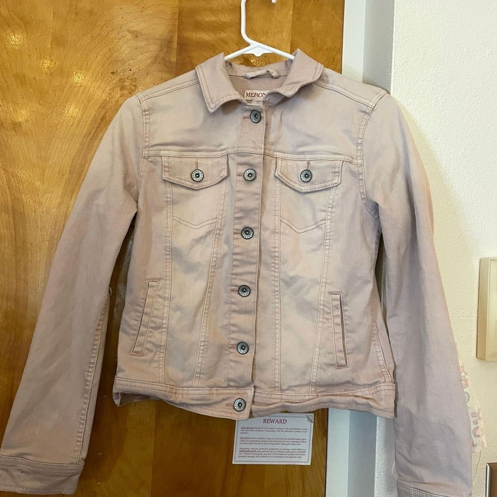 Merona Pink Jean Jacket
